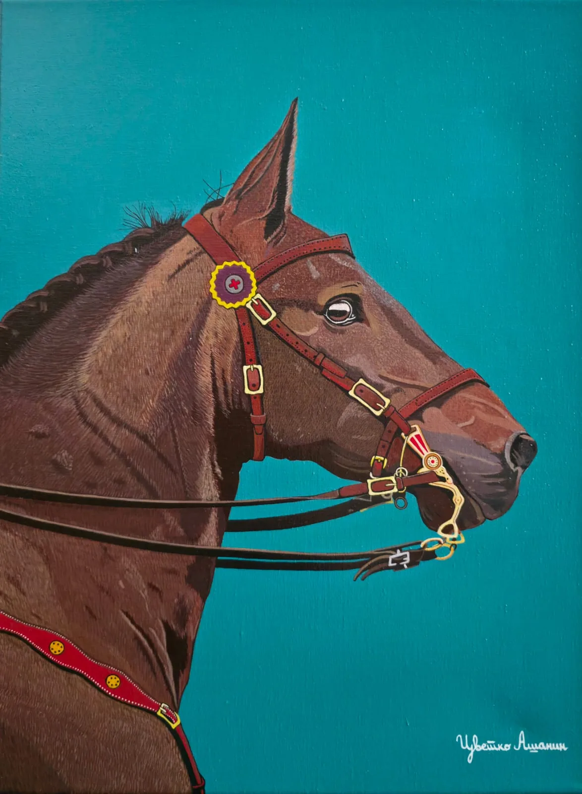 "Bright eye" Painting — original artwork by Gallery of an Artistic Soul