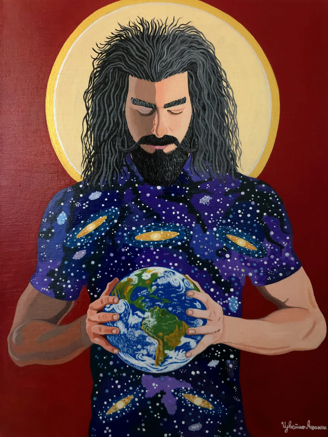 "Demiurge" Painting — original artwork by Gallery of an Artistic Soul