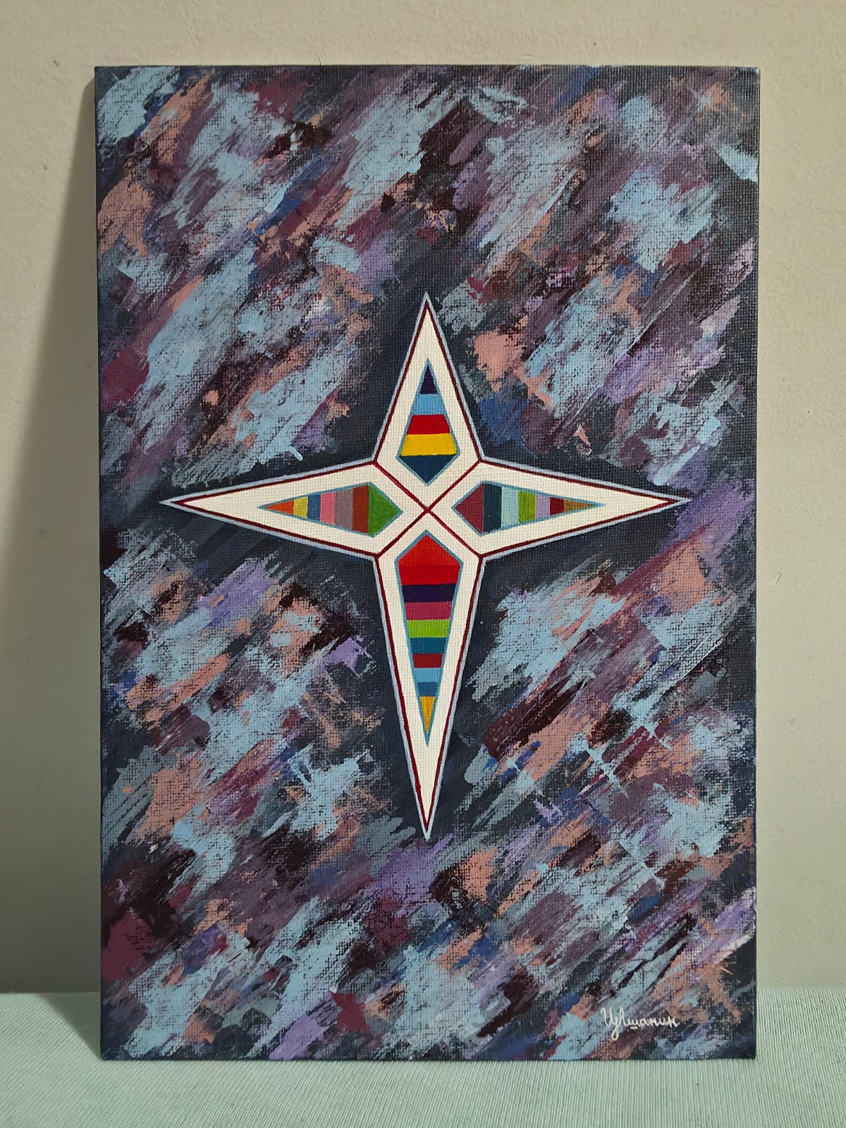 Colorful star — original artwork by Gallery of an Artistic Soul